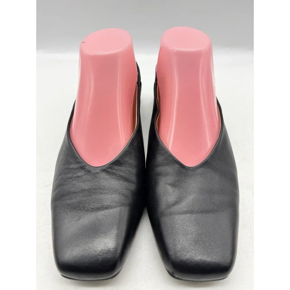 Sam Edelman Kasey Ballet Flats Black Leather Women’s Sz 9 Square Toe